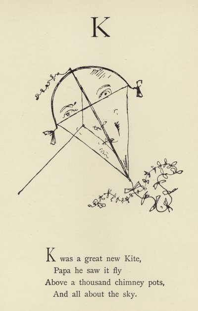 De letter K door Edward Lear